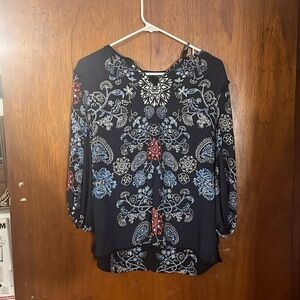 Violet and Claire blue blouse